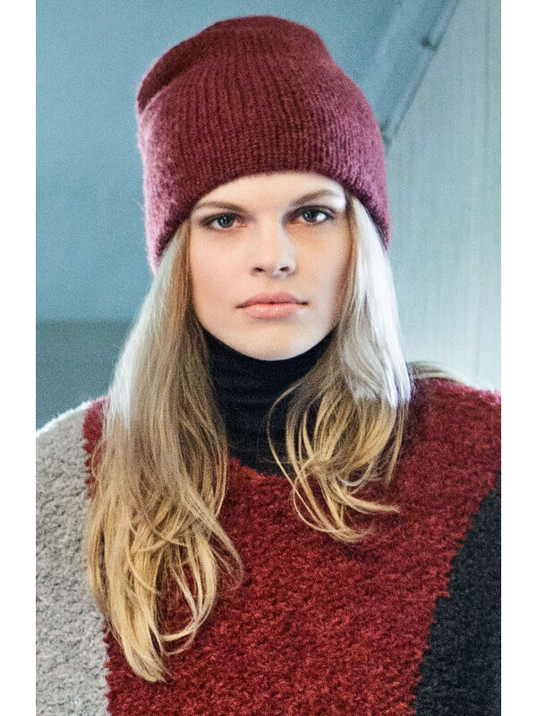 Lana Grossa GEDOPPELTE MÜTZE Alta Moda Alpaca - German Edition