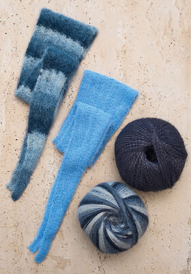 MINI SJAL Cosy Socks fra Lana Grossa