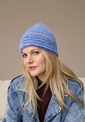 LUE Cosy Socks Soft Stripes fra Lana Grossa