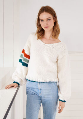 PULLOVER Per Lei - Strikkeoppskrift (SE) fra Lana Grossa