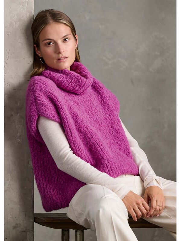 Lana Grossa SLIPOVER Royal Alpaca - Strikkeoppskrift (SE)