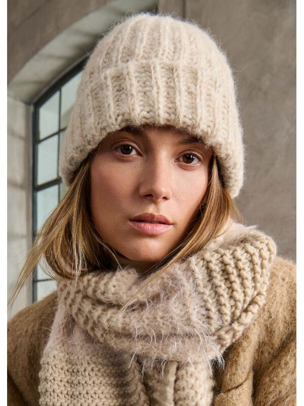 Lana Grossa LUE Alpaca Air & Brillino - Strikkeoppskrift (SE)