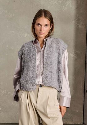VEST Royal Alpaca - Strikkeoppskrift (SE) fra Lana Grossa