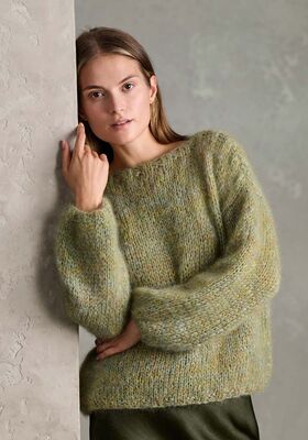 PULLOVER Silkhair - Strikkeoppskrift (SE) fra Lana Grossa