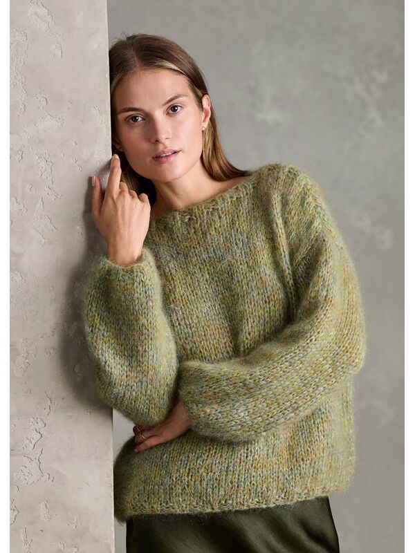 Lana Grossa PULLOVER Silkhair - Strikkeoppskrift (SE)