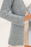 Lana Grossa CARDIGAN Elastico - Strikkeoppskrift (DK)