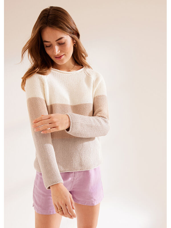 Lana Grossa PULLOVER Elastico - Strikkeoppskrift (DK)