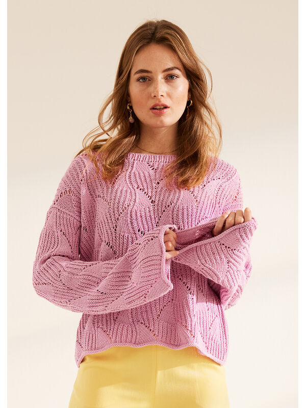 Lana Grossa PULLOVER Elastico - Strikkeoppskrift (DK)