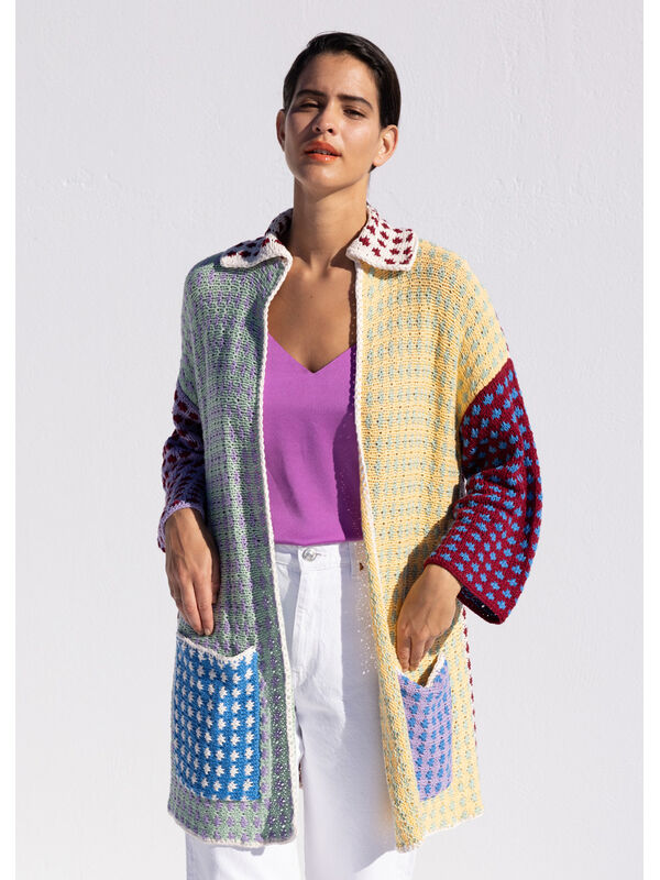 Lana Grossa CARDIGAN Dodici - Strikkeoppskrift (SE)