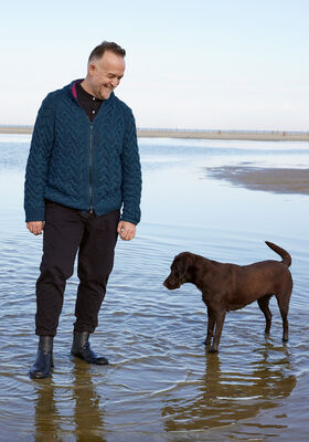 CARDIGAN Cool Merino Big - Strikkeoppskrift (SE) fra Lana Grossa