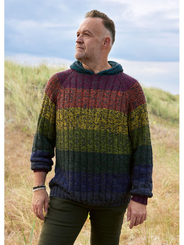 Lana Grossa PULLOVER Ecopuno & Merino Superiore - Strikkeoppskrift (SE)