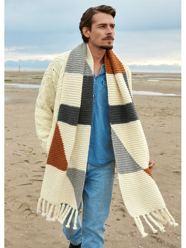 Lana Grossa SJAL Cool Merino Big & Setasuri - Strikkeoppskrift (SE)