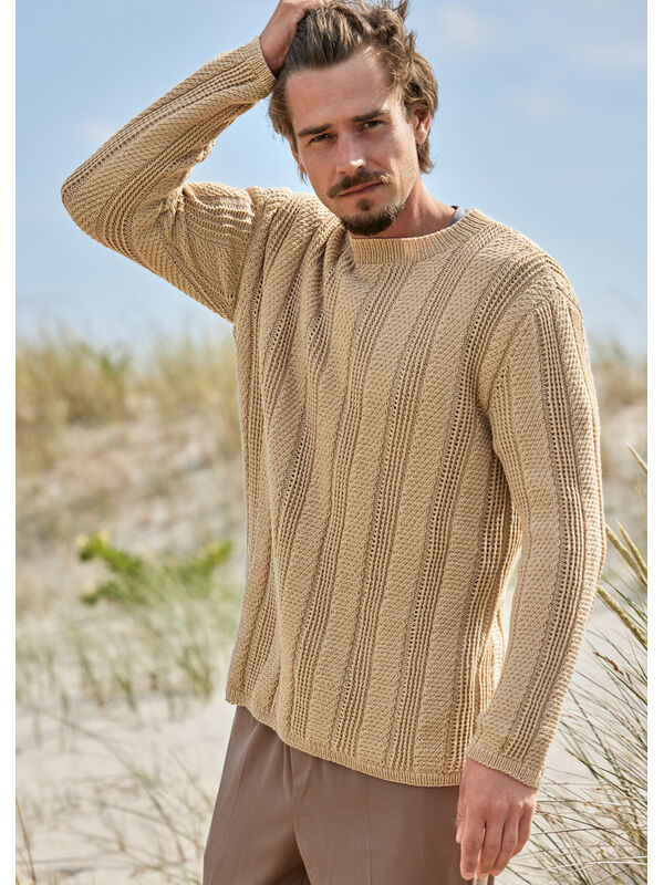 Lana Grossa PULLOVER Merino Superiore - Strikkeoppskrift (NO)