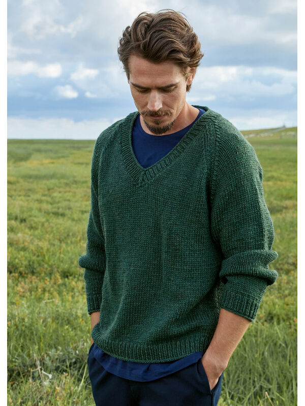 Lana Grossa PULLOVER Cool Merino Big - Strikkeoppskrift (SE)