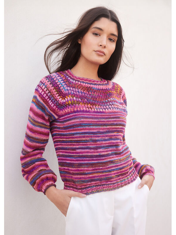 Lana Grossa PULLOVER Gomitolo Arco - Strikkeoppskrift (SE)