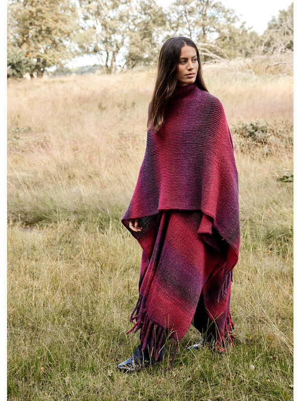 Lana Grossa PONCHO Gomitolo Versione - Strikkeoppskrift (SE)