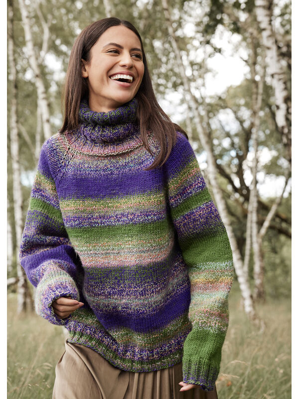 Lana Grossa PULLOVER Gomitolo Fusione - Strikkeoppskrift (SE)