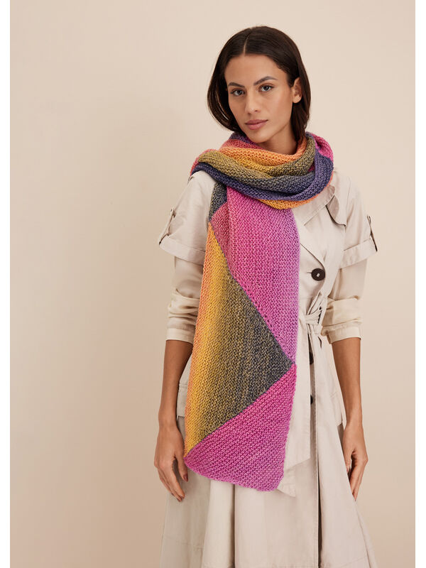 Lana Grossa TREKANTSKJERF Gomitolo Versione - Strikkeoppskrift (SE)