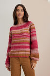 Lana Grossa HEKLET PULLOVER Gomitolo Fusione - Hekleopskrift (SE)