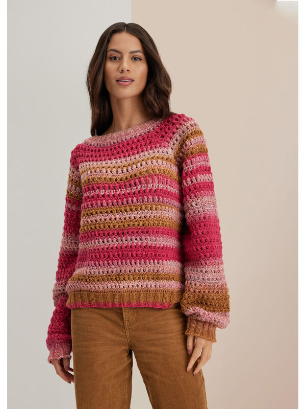 Lana Grossa HEKLET PULLOVER Gomitolo Fusione - Hekleopskrift (SE)