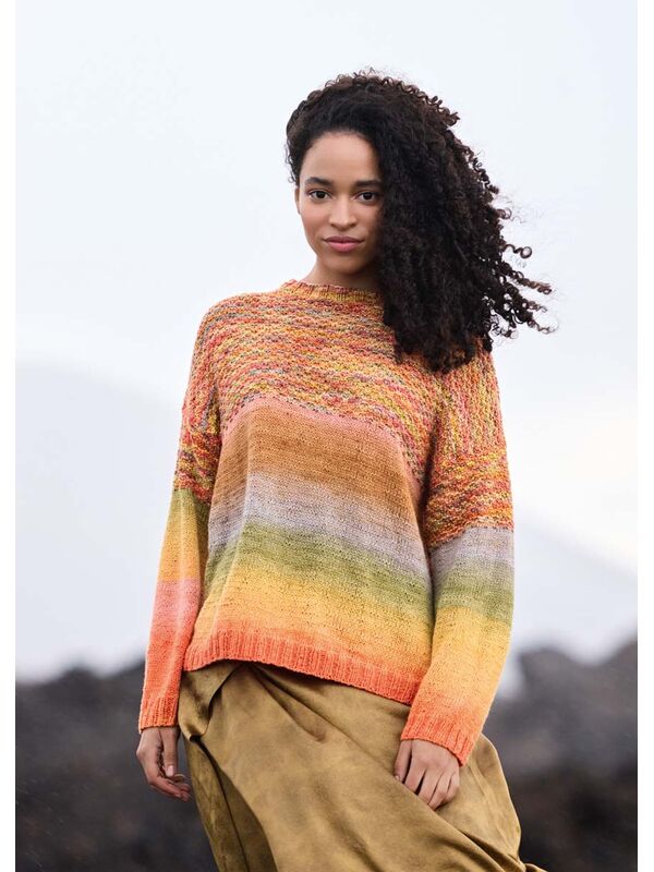 Lana Grossa PULLOVER Cotonella & Cotonella Multi - Strikkeoppskrift (NO)