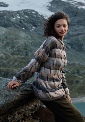 FLETTEPULLOVER Gomitolo Fumo fra Lana Grossa