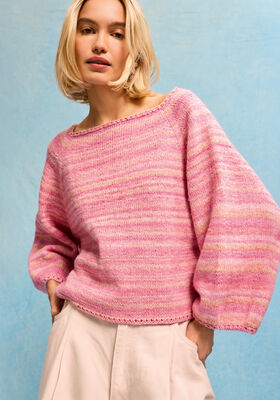 TOP-DOWN-RAGLAN-GENSER Gomitolo Mambo fra Lana Grossa