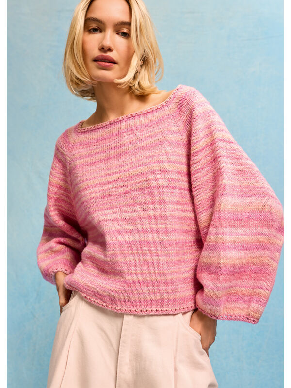 Lana Grossa TOP-DOWN-RAGLAN-GENSER Gomitolo Mambo