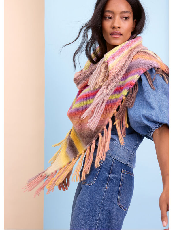 Lana Grossa TREKANTSKJERF Candy