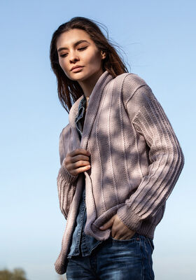 JAKKE Cool Wool Big - Strikkeoppskrift (NO) fra Lana Grossa
