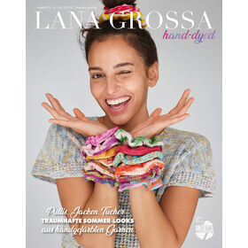HAND-DYED No. 2 - Magasin (DE) + Oppskrifter (DK) fra Lana Grossa