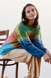 Lana Grossa HEKLET PULLOVER Cool Wool Lace Hand-dyed - Hekleoppskrift (DK)