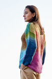 Lana Grossa HEKLET PULLOVER Cool Wool Lace Hand-dyed - Hekleoppskrift (DK)