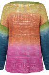 Lana Grossa HEKLET PULLOVER Cool Wool Lace Hand-dyed - Hekleoppskrift (DK)