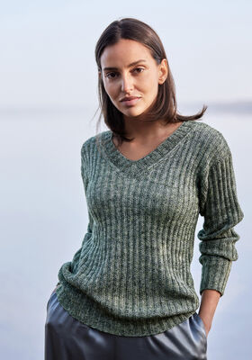 PULLOVER Allora Hand-dyed - Strikkeoppskrift (DK) fra Lana Grossa