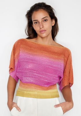 PULLOVER Cool Wool Lace Hand-dyed - Strikkeoppskrift (DK) fra Lana Grossa