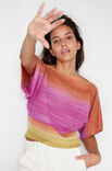 Lana Grossa PULLOVER Cool Wool Lace Hand-dyed - Strikkeoppskrift (DK)