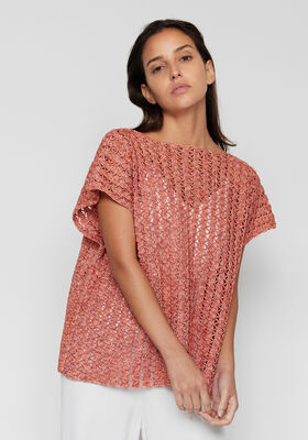 T-SHIRT Allora Hand-dyed - Hekleoppskrift (DK) fra Lana Grossa