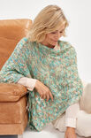 Lana Grossa PONCHO Ecopuno Hand-dyed - Strikkeoppskrift (DK)