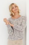 Lana Grossa PULLOVER Cool Wool Hand-dyed - Strikkeoppskrift (DK)