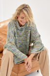 Lana Grossa PULLOVER Ecopuno Hand-dyed - Strikkeoppskrift (DK)
