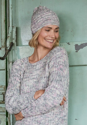 LUE Cool Wool Hand-dyed - Strikkeoppskrift (DK) fra Lana Grossa