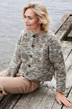 Lana Grossa JAKKE Cool Wool Hand-dyed - Strikkeoppskrift (DK)