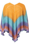 Lana Grossa SKJERF Cool Wool Lace hand-dyed - Strikkeoppskrift (DK)