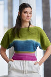 Lana Grossa PULLOVER Cool Wool Lace Hand-dyed - Strikkeoppskrift (DK)