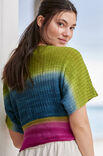 Lana Grossa PULLOVER Cool Wool Lace Hand-dyed - Strikkeoppskrift (DK)