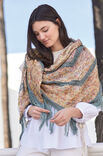 Lana Grossa TREKANTSKJERF Allora Hand-dyed - Strikkeoppskrift (DK)
