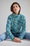 Lana Grossa PULLOVER Cool Wool hand-dyed - Strikkeoppskrift (SE)