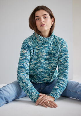 PULLOVER Cool Wool hand-dyed - Strikkeoppskrift (SE) fra Lana Grossa