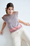 Lana Grossa SLIPOVER Cool Wool Lace hand-dyed - Strikkeoppskrift (SE)